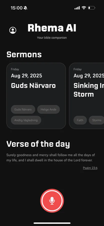 Sermon library and verse of the day